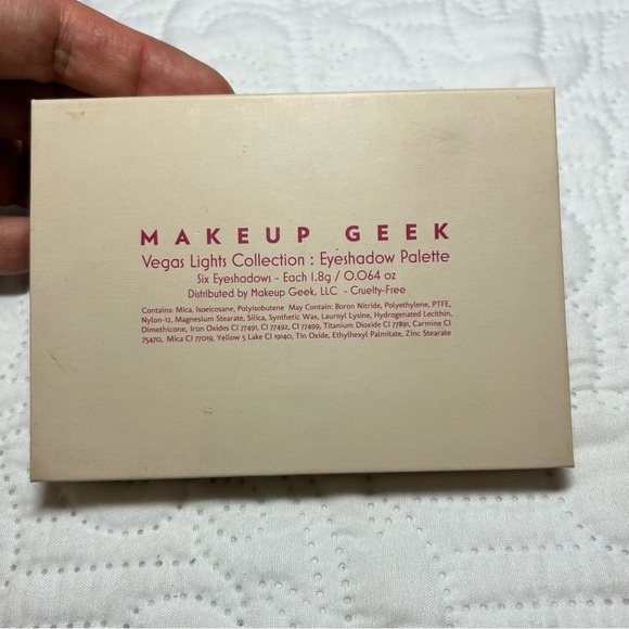 Makeup Geek Vegas Lights Collection 6 color eyeshadow palette barely used - Picture 3 of 9
